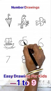 1M views · 8.2K reactions | Number drawing ✍️ #art #debikaartcentre #reels #tutorial #numbers | Debika Art Centre | Facebook