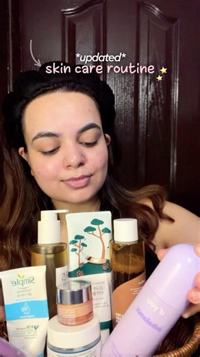 My *updated* skincare routine 💕 Saved my dry-combination acne prone skin ⭐️