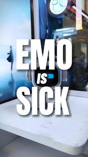 The Future of AI: Living Desktop Robot Sneezes and Coughs!