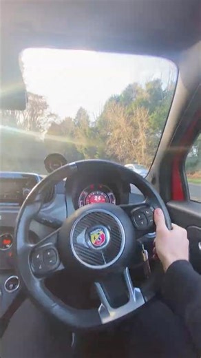 The crackle 😍 #abarth #abarth595 #cartok #sportscar #turbocharged