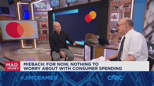 Mastercard CEO Michael Miebach sits down with Jim Cramer