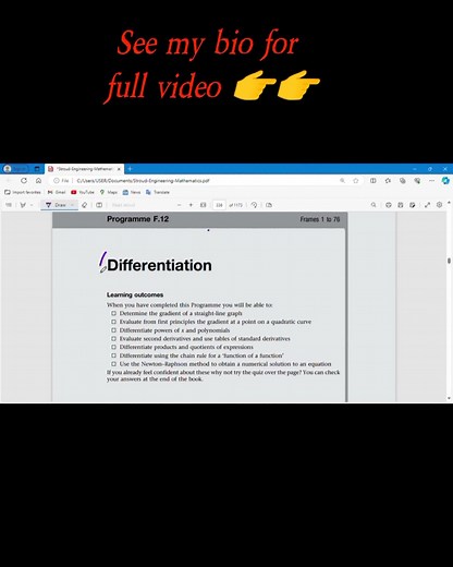 Gradients: Differential Calculus Lecture 1 #easymathematics #educationalcontent