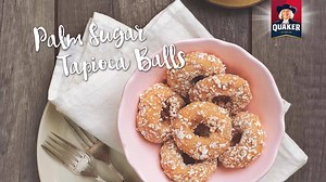 Craving for a delicious Oatsome snack when you're feeling peckish? Try our Palm Sugar Tapioca Balls. It's simple to make with Quaker Quick Cook Oats and tastes really yummy. | Quaker Malaysia
