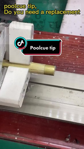 #tip #snooker #factory #poolcue Have you changed your poolcue tip