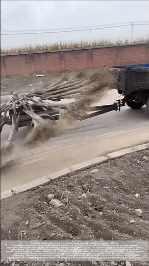 Rotating brooms: Rural version of mechanical cleaning artifact