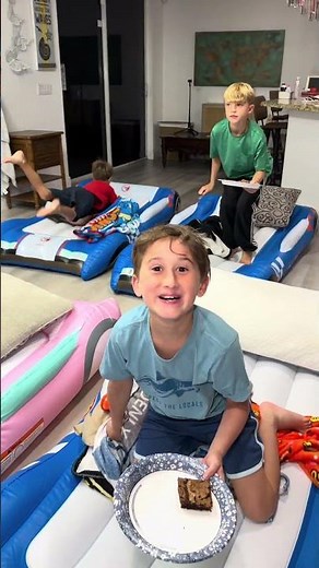 Surprising Our 5 Kids With FUNBOY Sleepover Mattresses!