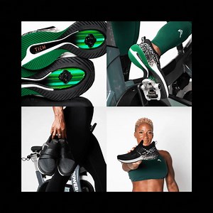 Green, gold, & BOLD 💚🐆 Shop the limited-edition Kristina Girod x TIEM Lynx cycling shoe before they're gone! 🛍️ | TIEM
