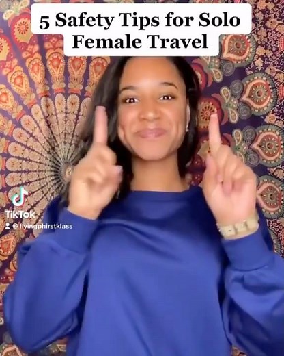 ⚠️5 solo travel safety hacks for women ‼️ #travelhacks #travelsmart