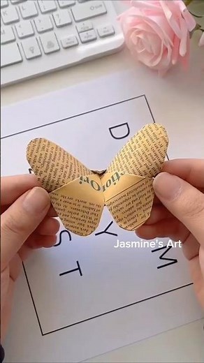 DIY butterfly wing folding idea 🦋