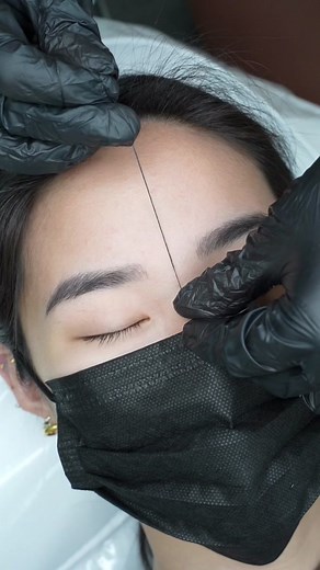 String method mapping technique 😍 #viral #microblading #browtransformation #microbladingtraining