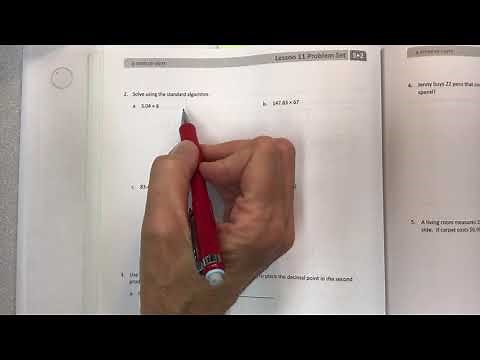 Eureka math grade 5 module 2 lesson 11 problem set