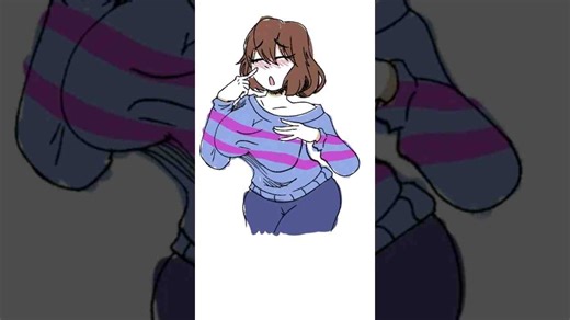 网友画Frisk的四种方式