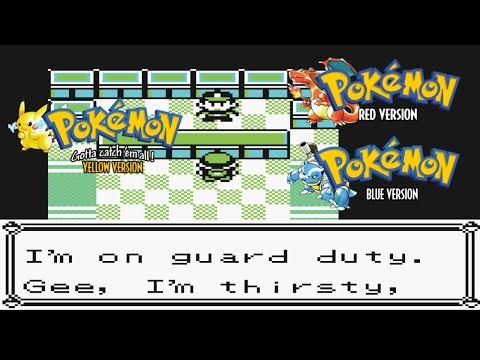How to get Past the Thirsty Guards and Enter Saffron City in Pokemon Red & Blue and Yellow