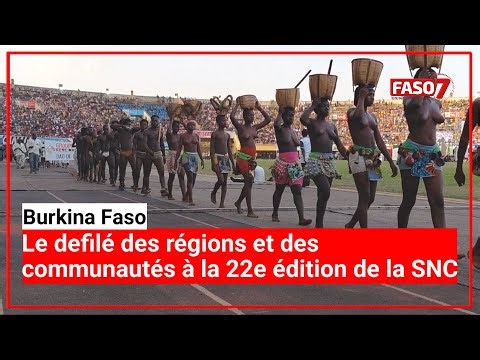 Burkina Faso: Parade of regions and communities at the opening of the SNC 2026