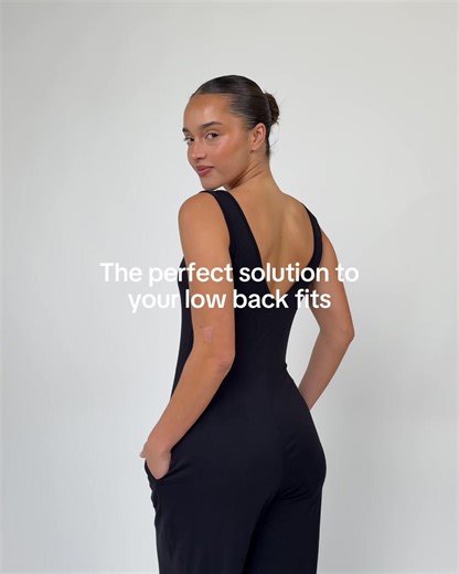 Outfit perfect, bra ruins it? Not anymore. Meet Boody’s FIRST Low Back Bra. Wireless comfort, no drama. Available in Black & Shell 😌 | Boody