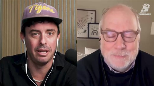 "Now it's old. We've seen the movie." Trump's routine is tired and tiresome, he's running out of new material, and the voters can tell. Mike Murphy on Trump's reality-show presidency with Tim Miller on today's Bulwark Podcast: | The Bulwark