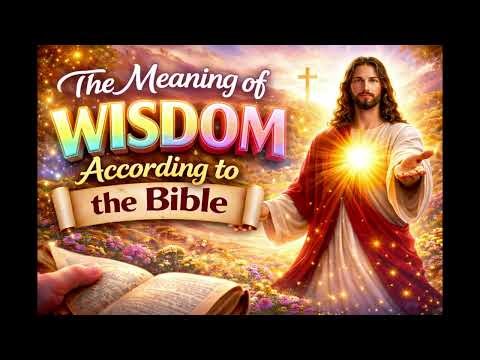 The Meaning of Wisdom According to the Bible ✨ | A Powerful Biblical Message