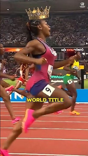 Sha'Carri Richardson Wins 100m World Title 🔥🇺🇸 #athletics #sprint #worldchampion #trackandfield