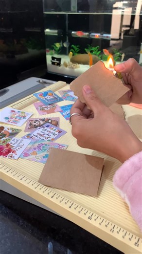 ArtiStars🌠 by Heena on Instagram: "Making vintage cards that feel like handwritten letters from the past… (vintage card tutorial, vintage card making, diy vintage card, handmade cards, vintage aesthetic, old paper craft, scrapbook ideas, journaling cards, craft tutorial, paper crafting, aesthetic diy, handmade gifts, vintage stationery, slow crafting, creative process, art therapy, card making ideas, handmade with love, nostalgic craft, vintage vibe)"