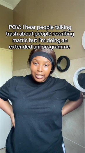 POV: You're in an Extended Uni Programme While Others Rewrite Matric