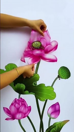 Lotus Flower" sticker for a harmonious and prosperous home