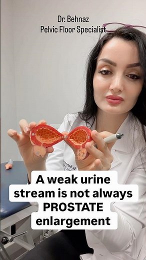 Prostate enlargement? Weak urine stream?‪@Dr.Behnaz‬