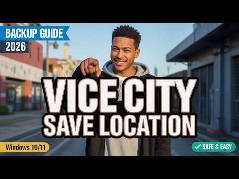 GTA Vice City Save Game Location (2026 Backup Guide)
