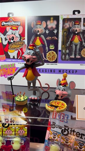 BULL AIRS™ OFFICIAL PAGE | First reveal of the officially licensed Chuck E.cheese highly articulated 1/12 scale retro ultimate figure by @sneakattacktoys / Bull Airs... | Instagram