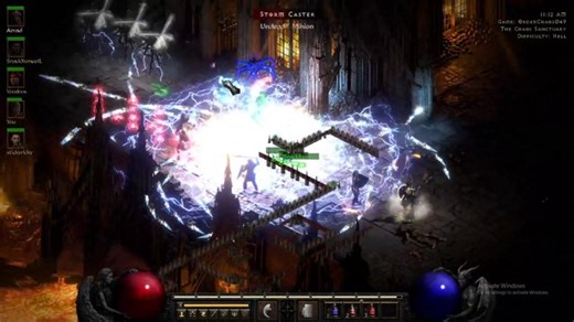 Diablo 2. Chaos Runs. Thug tryin to ruin my game!