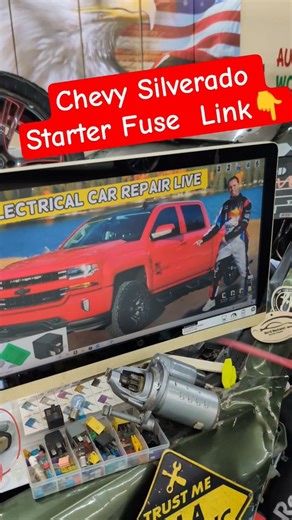CHEVY Silverado 14-19⚒️ STARTER FUSE 👉#chevy #silverado #easy #help #diy #video #fix #fuse #starter