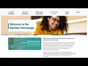 Accessing ABR® Member Benefits