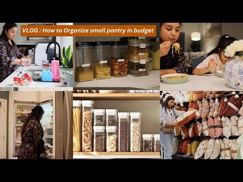 How to smartly organize your Indian kitchen PANTRY? Calm Evening to Morning Routine