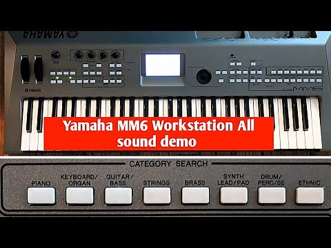 Yamaha MM6 Workstation Full Sound Demo | Piano, Organ, Guitar, Synth, Pads & More (No talking)