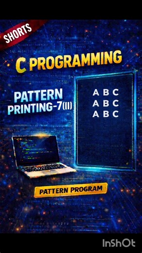 Alphabet Rectangle Printing|Pattern Printing-7(II)| #short #coding #programming #viral