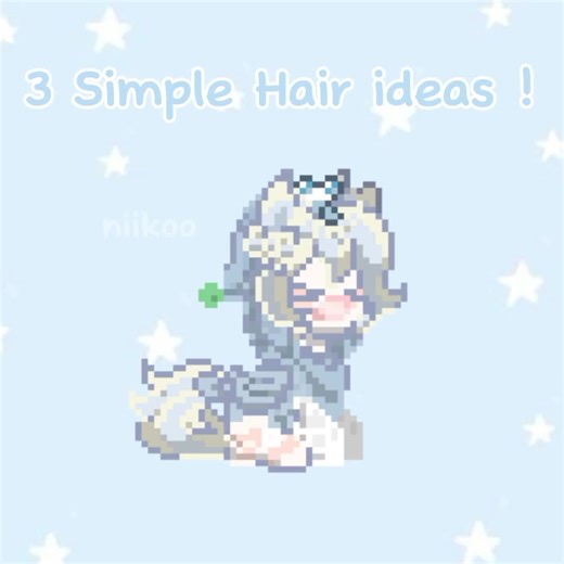3 Simple Pony Town Hair Ideas | Video Tutorial