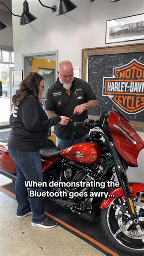 19K views · 180 reactions | When the Bluetooth demo goes awry… #BCHarley #Harley #Motorcycles | Battle Creek Harley-Davidson | Facebook