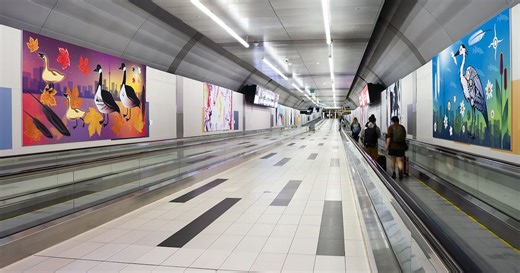 Perspectives public art program is under Lake Ontario at Billy Bishop