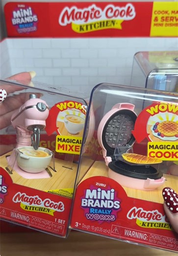 Unboxing Mini Brands Magic Cook Kitchens: Waffle Maker & Mixer