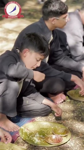 Dal, Baati & Churma in the Jungle 🍽️🌿 | A Unique School Experience #bpsk #india #students #school