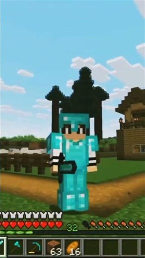 easy way to make diamond armour #minecraft