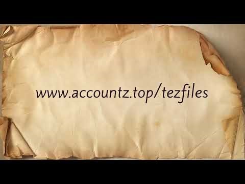 Introducing Free Tezfiles Accounts Page http://www.accountz.top/tezfiles