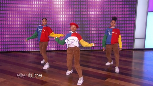 These sisters were so wonderful, I had to bring them back to dance again… all the way from the Netherlands! Isn’t that where Peter Pan is from? | Ellen DeGeneres