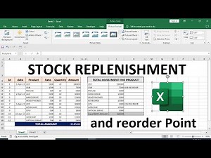 how to calculate safety stock and reorder point in excel