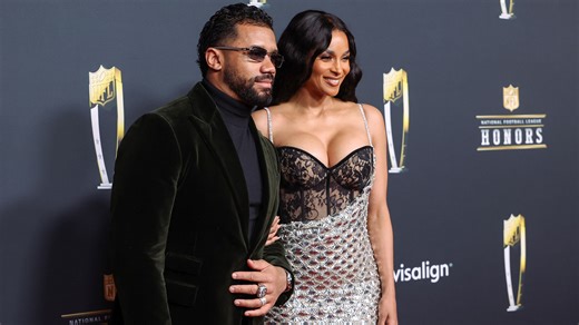 Fans say Russell Wilson 'has won at life' as QB arrives with stunning wife Ciara