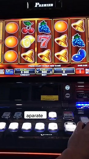 Exciting Slot Machine Gameplay in a Casino