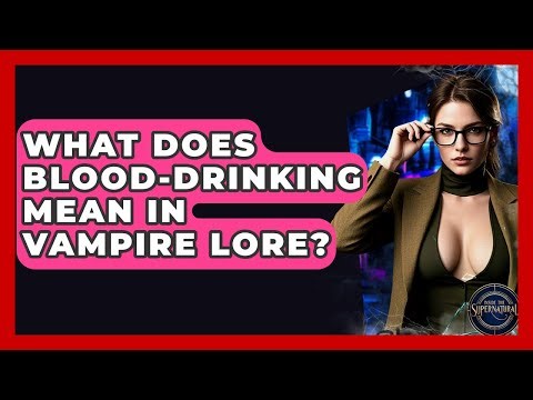 What Does Blood-drinking Mean In Vampire Lore? - Inside the Supernatural