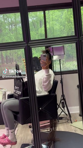 Acting Funny with Kneelength Knotless Braids by Madison Denise