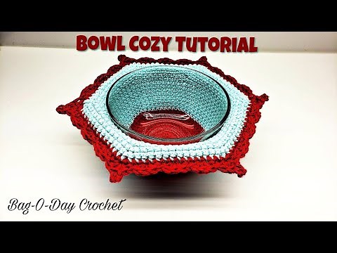 Quick and Easy Beginner Crochet Bowl Cozy Tutorial