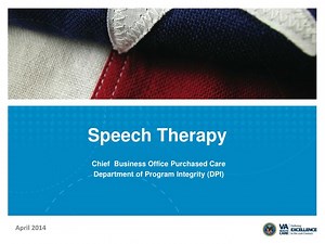 Speech Therapy