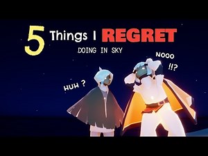 5 Things I Regret Doing 🌚 | Sky Cotl | Lumina 🔆